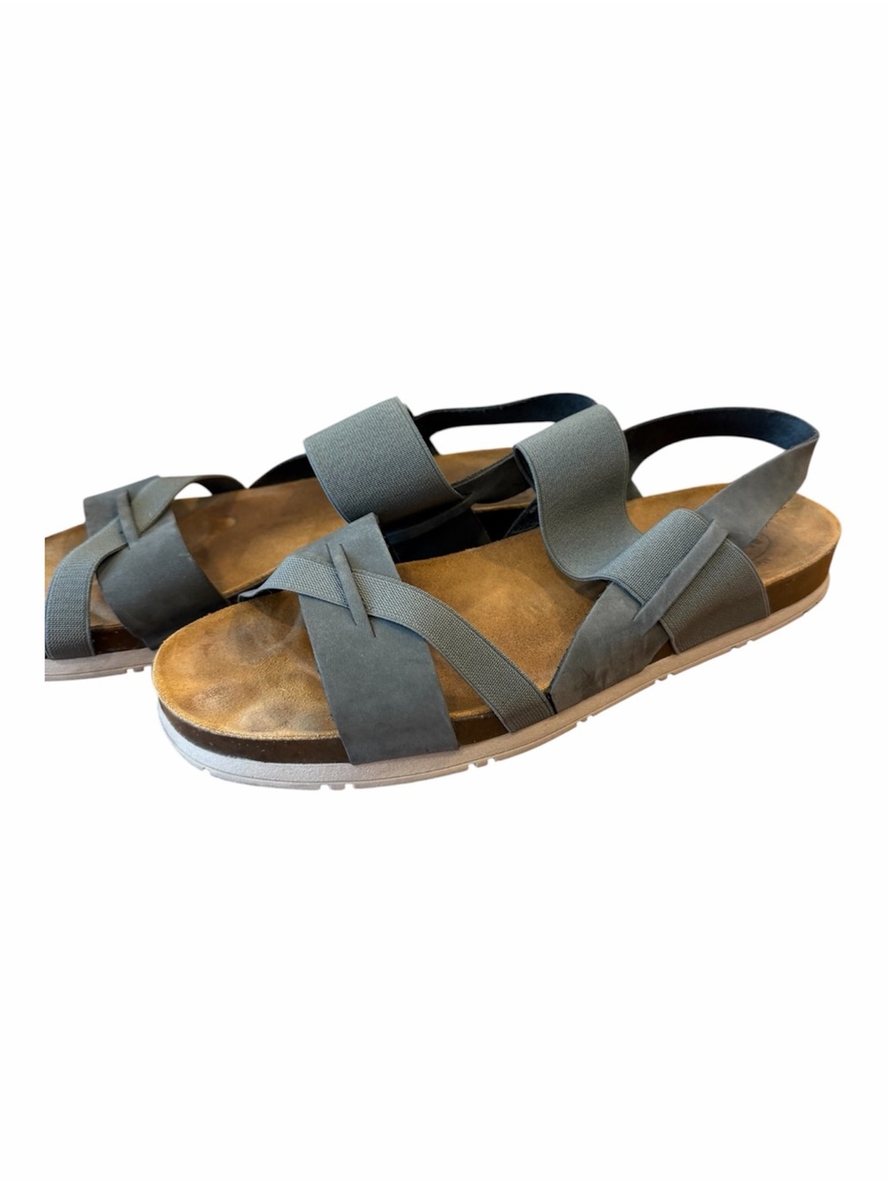 Plakton Gray Brown Comfort Sandals EU 40 US 9 9.5 Outdoor - Picture 2 of 8